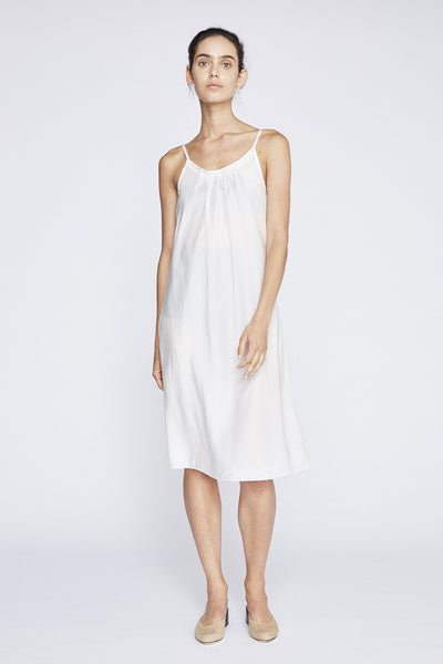 Annabelle Silk Slip With Lace - Natural