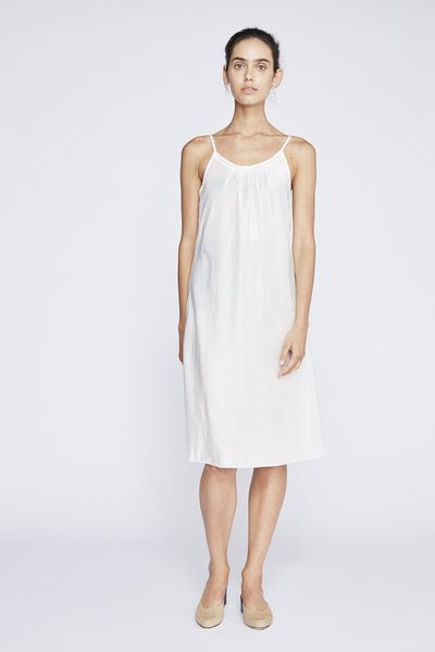 Annabelle Silk Slip With Lace - Natural