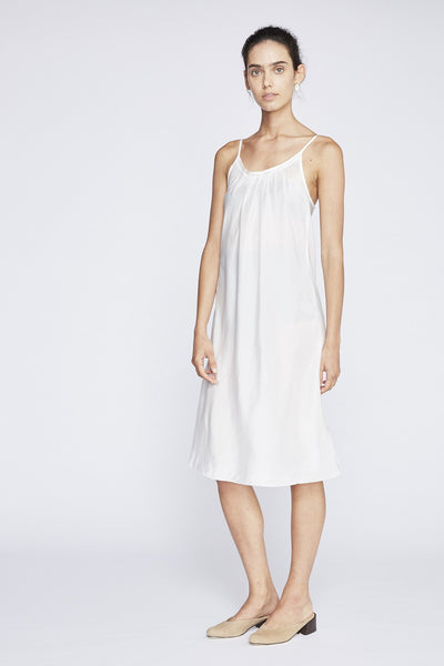 Annabelle Silk Slip With Lace - Natural