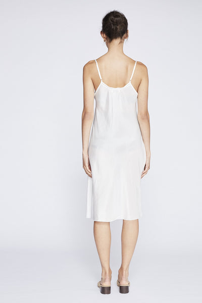 Annabelle Silk Slip With Lace - Natural